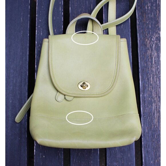 Coach Vintage - LIME Daypack Backpack 9960 - USA 1997 - Picture 15 of 15